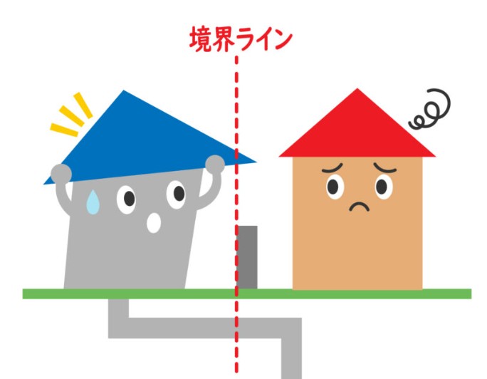 一筋縄ではいかない「地面の下」の現実＿相続・越境・特殊構造…三重苦の難案件＿徹底調査と近隣交渉で解決